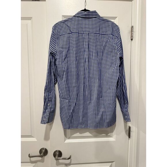 Vineyard Vines Classic Fit Gingham Shirt Size Medium - Picture 2 of 5